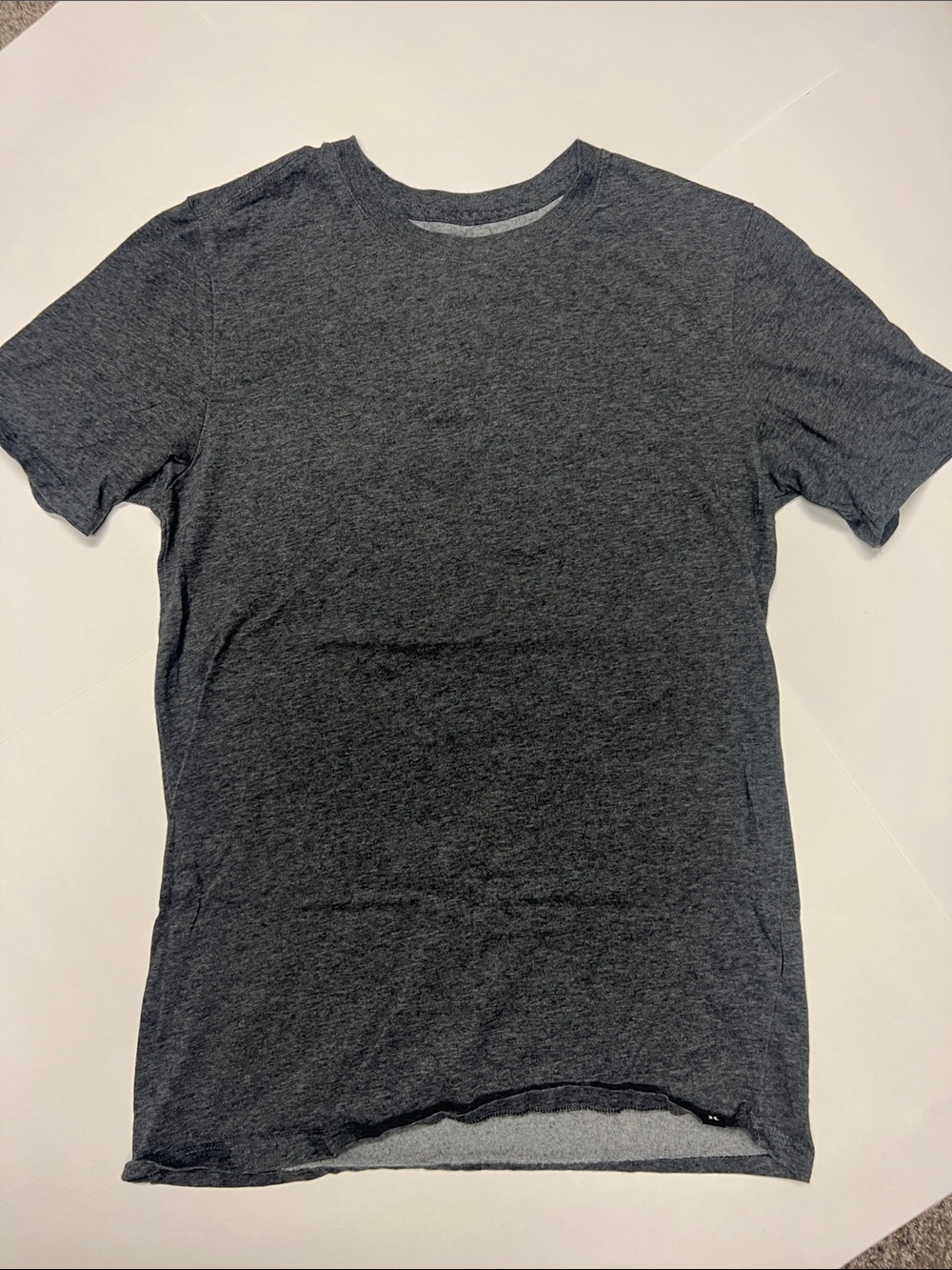 Men's Hurley by Nike Dri-Fit Crew Neck Short Sleeve T-Shirt - Charcoal Gray
